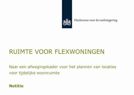 Ruimte voor flexwoningen