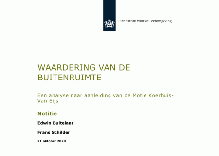 Waardering voor de buitenruimte