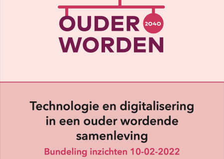 Technologie en digitalisering in een ouder wordende samenleving