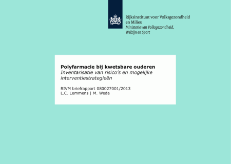 Polyfarmacie bij kwetsbare ouderen