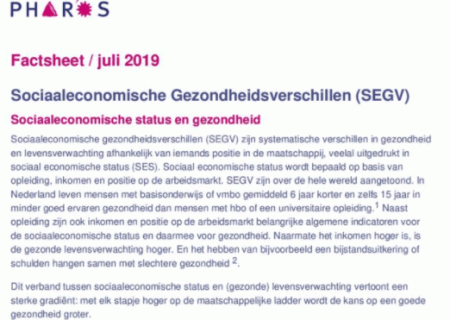 Sociaaleconomische Gezondheidsverschillen (SEGV)